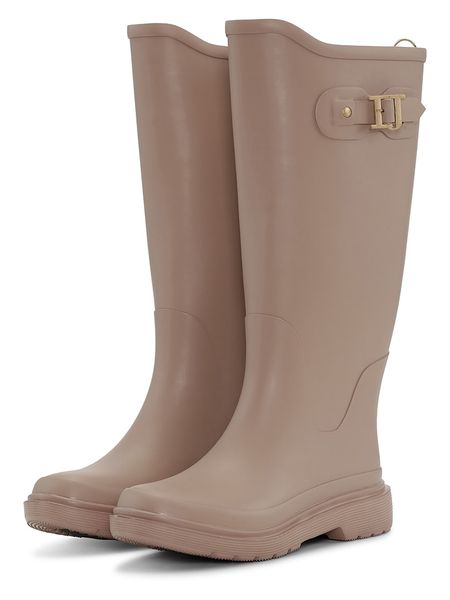 Ilse Jacobsen Kalosze w kolorze beżowym rozmiar: 42. Brązowe kalosze Ilse Jacobsen, bez wzorów, z materiału. Za 193,24 zł.