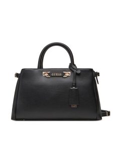 Guess Torebka Lefia HWBG96 44060 Czarny. Czarne torebki klasyczne Guess, z aplikacjami, ze skóry, bez dodatków. Za 409,99 zł.