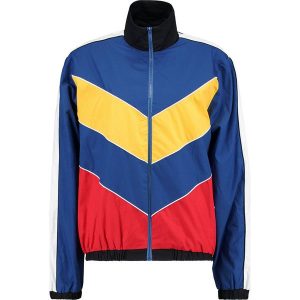 The Ragged Priest TRACK Kurtka wiosenna blue/red/yellow. Niebieskie kurtki The Ragged Priest, z bawełny. Za 359,00 zł.