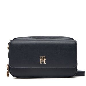 Torebka Tommy Hilfiger. Niebieskie listonoszki TOMMY HILFIGER, bez wzorów, bez dodatków. Za 339,99 zł.