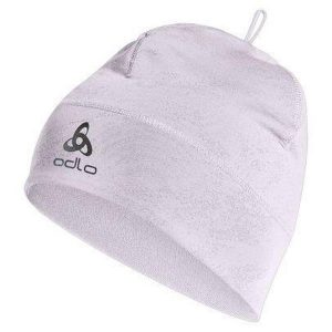 Czapka ODLO Polyknit Warm Reflective Hat. Fioletowe czapki ODLO, bez wzorów, sportowe. W wyprzedaży za 116,05 zł.