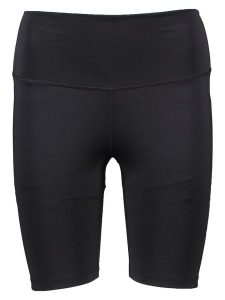 4F Szorty kolarskie w kolorze czarnym rozmiar: M. Czarne spodenki sportowe 4f, m, bez wzorów, z materiału, z podwyższonym stanem, rowerowe. Za 78,84 zł.