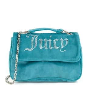Torebka Juicy Couture. Niebieskie torebki klasyczne Juicy Couture, bez wzorów, bez dodatków. Za 279,99 zł.