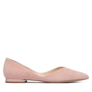 Baleriny HÖGL. Brązowe balerinki HÖGL, bez wzorów, bez obcasa, bez zapięcia. Za 387,99 zł.