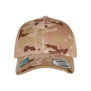 Czapka Flexfit retro multicam®. Brązowe czapki FLEXFIT, bez wzorów, retro. Za 129,00 zł.