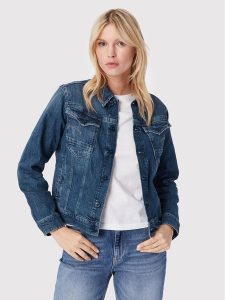 G-Star Raw Kurtka jeansowa Burten Stretch D20051-C911-C767 Granatowy Regular Fit. Niebieskie kurtki G-Star Raw, s, bez wzorów, z bawełny, bez kaptura. Za 369,99 zł.