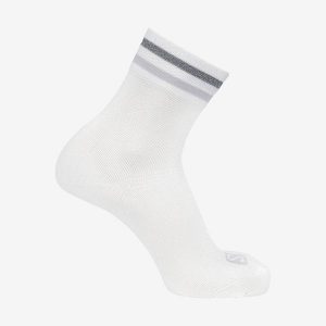 Skarpety sportowe dla dorosłych Salomon Sonic Quarter. Żółte skarpetki Salomon, bez wzorów. Za 29,00 zł.