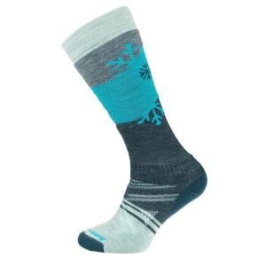 Skarpety narciarskie damskie Ski Full Cushion Snowpocalypse Pattern Otc. Zielone skarpetki Smartwool, bez wzorów, z syntetyku. Za 149,99 zł.