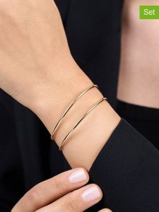 Lodie Silver Bransoletki (2 szt.) rozmiar: onesize. Szare bransoletki Lodie Silver, metalowe. Za 56,99 zł.