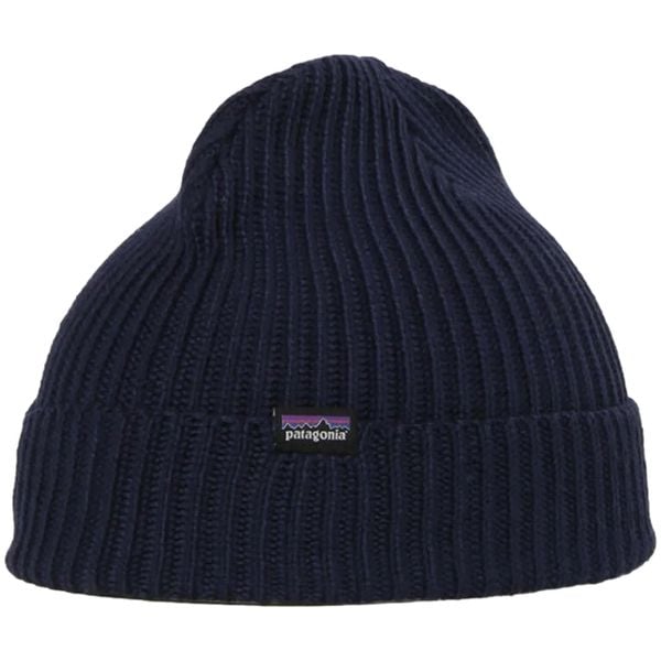 Czapka zimowa Patagonia Fishermans Rolled Beanie. Niebieskie czapki Patagonia, bez wzorów, sportowe. Za 149,99 zł.