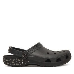 Klapki Crocs. Czarne klapki Crocs, bez wzorów, bez obcasa. Za 269,99 zł.
