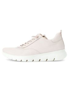 Gabor Skórzane sneakersy w kolorze kremowym rozmiar: 37. Brązowe trampki Gabor, bez wzorów, ze skóry, bez zapięcia. Za 206,42 zł.
