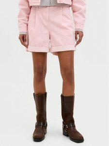 JJXX Szorty materiałowe Maddy 12253014 Różowy Loose Fit. Czerwone szorty JJXX, bez wzorów, z bawełny. Za 89,99 zł.