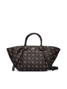 Guess Torebka Allegra HWGP24 89060 Czarny. Czarne torebki klasyczne Guess, z aplikacjami, ze skóry, bez dodatków. Za 634,99 zł.