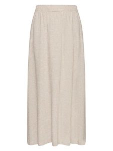 MOSS COPENHAGEN Spódnica w kolorze beżowym rozmiar: L. Brązowe spódnice Moss Copenhagen, l, bez wzorów, maxi. Za 184,46 zł.