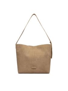 GINO ROSSI Torebka EO-LA224-19148-1 Beżowy. Brązowe shopper bag Gino Rossi, bez wzorów, ze skóry, bez dodatków. Za 459,99 zł.