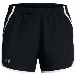 Spodenki do biegania damskie Under Armour Fly By 3". Czarne szorty Under Armour, bez wzorów, sportowe. Za 109,99 zł.