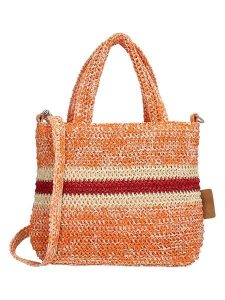 PE FLORENCE Torebka w kolorze pomarańczowym - 27 x 21 x 9 cm rozmiar: onesize. Pomarańczowe torebki klasyczne PE FLORENCE, bez wzorów, z materiału, przez ramię, bez dodatków. Za 74,63 zł.