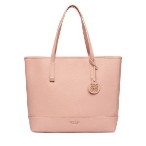 Torebka Nine West. Czerwone shopper bag Nine West, bez wzorów, bez dodatków. Za 299,99 zł.