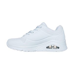 Buty SKECHERS Uno Stand On Air. Niebieskie buty sportowe Skechers, bez wzorów, bez zapięcia. Za 279,99 zł.