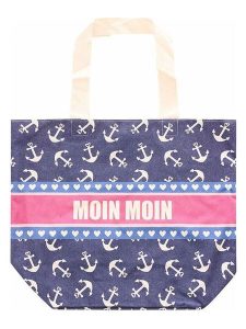 Zwillingsherz Shopper bag w kolorze granatowym rozmiar: onesize. Niebieskie shopper bag Zwillingsherz, bez wzorów, z materiału, na ramię, bez dodatków. Za 60,99 zł.