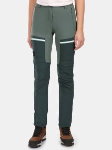 Kilpi Spodnie funkcyjne Zipp-Off "Hosio" w kolorze zielonym rozmiar: 40. Zielone spodnie sportowe Kilpi, bez wzorów, z materiału, outdoorowe. Za 306,01 zł.