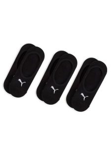 Puma Stopki 906930 Czarny. Czarne skarpetki Puma, bez wzorów, z materiału. Za 49,99 zł.