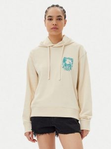 Billabong Bluza More Rides EBJSF00179 Beżowy Regular Fit. Brązowe bluzy Billabong, s, bez wzorów, z bawełny, bez kaptura. Za 129,99 zł.