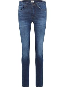 Mustang Dżinsy - Slim fit - w kolorze granatowym rozmiar: W25/L34. Niebieskie jeansy Mustang, z aplikacjami. Za 122,96 zł.