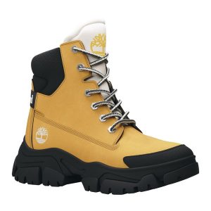 Buty trekkingowe damskie Timberland Adley Way Sneaker Boot. Brązowe buty trekkingowe Timberland, bez zapięcia. Za 559,99 zł.