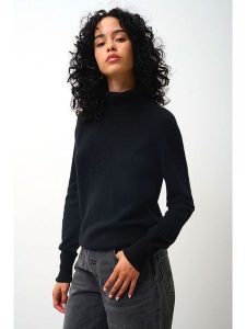 AUTHENTIC CASHMERE Kaszmirowy golf "Dolce" w kolorze czarnym rozmiar: XL. Czarne golfy AUTHENTIC CASHMERE, bez wzorów, z kaszmiru. Za 294,28 zł.