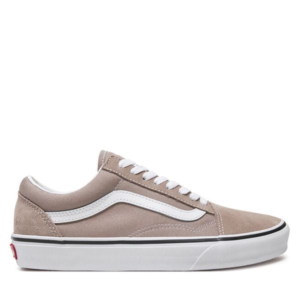 Vans. Brązowe trampki Vans, bez wzorów, bez zapięcia. Za 259,99 zł.