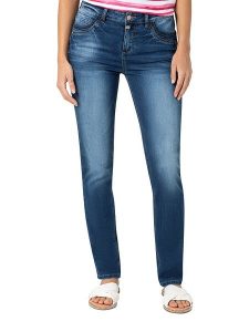 Timezone Dżinsy - Slim fit - w kolorze granatowym rozmiar: W33/L32. Niebieskie jeansy Timezone, z aplikacjami. Za 136,13 zł.