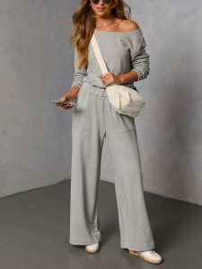 LA Angels 2-częściowy zestaw w kolorze szarym rozmiar: L. Szare spodnie dresowe LA Angels, l, bez wzorów, z dresówki. Za 195,99 zł.