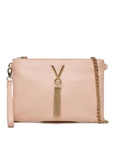 Valentino Torebka Divina VBS1R419G Różowy. Czerwone torebki klasyczne Valentino, bez wzorów, ze skóry, bez dodatków. Za 209,99 zł.