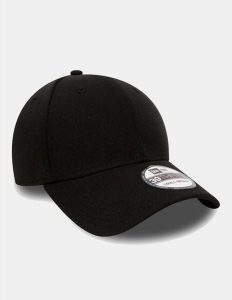 Czapka New Era Flag 39thirty. Czarne czapki New Era, bez wzorów, z bawełny. Za 108,25 zł.