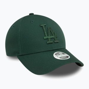 Czapka z daszkiem damska New Era Metallic 9FORTY Los Angeles Dodgers. Zielone czapki New Era, bez wzorów. Za 119,99 zł.