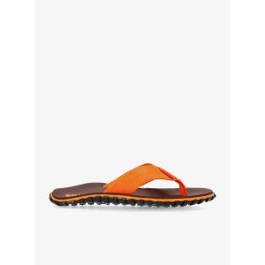 Japonki Gumbies Duckbill Flip-Flops. Brązowe klapki Gumbies, bez wzorów, bez obcasa. Za 91,99 zł.