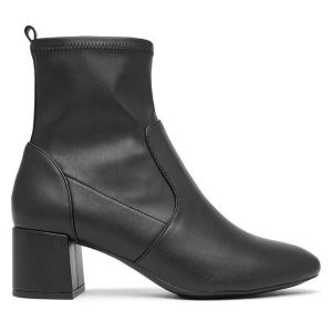 Botki Aldo. Czarne botki ALDO, bez wzorów, bez obcasa, na słupku, bez zapięcia. Za 309,99 zł.