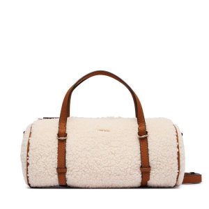 Torebka Guess. Białe kuferki Guess, z aplikacjami, bez dodatków. Za 364,99 zł.