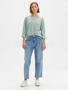 OPUS Sweter w kolorze turkusowym rozmiar: 40. Niebieskie swetry oversize Opus, bez wzorów, bez ramiączek. Za 118,56 zł.