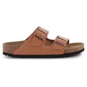 Klapki damskie Birkenstock Arizona BS. Brązowe klapki Birkenstock, bez wzorów, z gumy, bez obcasa. Za 383,10 zł.