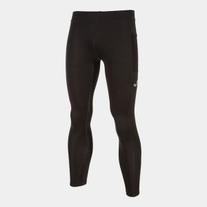 Legginsy do biegania Joma Elite X. Czarne legginsy JOMA, bez wzorów. Za 109,99 zł.