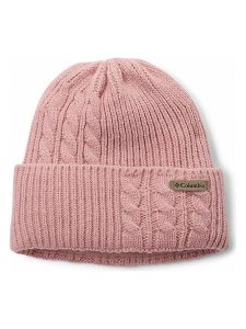 Columbia Czapka beanie w kolorze jasnoróżowym rozmiar: onesize. Różowe czapki Columbia, bez wzorów, z polaru. Za 68,95 zł.