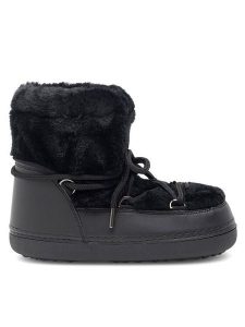 Jenny Fairy Śniegowce NS9034-01 Czarny. Czarne buty zimowe Jenny Fairy, z materiału, bez obcasa, bez zapięcia. Za 219,99 zł.