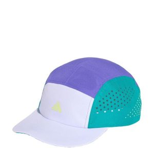 CZAPKA RUN 5-PANEL CLIMACOOL. Białe czapki ADIDAS, bez wzorów, z materiału. Za 129,00 zł.