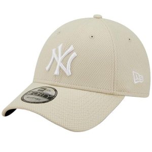 Czapka New Era Ny Yankees, Dla obu płci. Białe czapki New Era, bez wzorów, z poliesteru, sportowe. Za 94,90 zł.