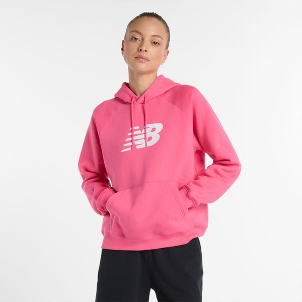 Bluza damska New Balance WT43524DAB – różowa. Czerwone bluzy New Balance, s, bez wzorów, z bawełny, bez kaptura. Za 249,99 zł.