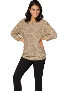 WITT WEIDEN Sweter w kolorze jasnobrązowym rozmiar: 48. Brązowe swetry oversize WITT WEIDEN, bez wzorów, bez ramiączek. Za 97,95 zł.