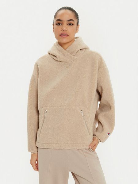 Champion Bluza 117549 Beżowy Loose Fit. Brązowe bluzy Champion, xs, bez wzorów, z syntetyku, bez kaptura. Za 189,99 zł.